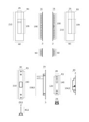 JNF - MAGNETICKÝ ZÁMEK NA POSUVNÉ DVEŘE IN.20.925 TCO - Titanium měď (8/8)