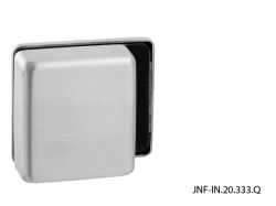 JNF - Q Kování na skleněné dveře BN - Broušená nerez