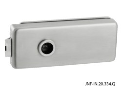 JNF - Q Kování na skleněné dveře BN - Broušená nerez (3/6)