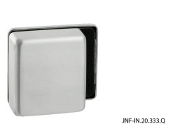 JNF - Q Kování na skleněné dveře BN - Broušená nerez - protikus na pasivní křídlo, JNF-IN.20.333.Q (4/6)
