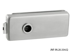 JNF - Q Kování na skleněné dveře BN - Broušená nerez - protikus na pasivní křídlo, JNF-IN.20.333.Q (6/6)