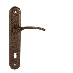 KE - LAURA - SO AH - Antik hnědá - klika/klika - WC klíč - 90 mm (2/6)