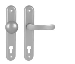 KE - MICHAELA Stříbrná - BB otvor pro klíč - klika/klika - 72 mm (5/6)