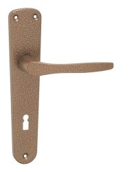 KE - MONIKA AH - Antik hnědá - PZ otvor pro vložku - klika/klika - 90 mm (3/4)