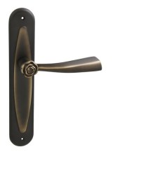 LI - ROSE OGS - Bronz česaný matný - BB otvor pro klíč - klika/klika - 90 mm (3/4)