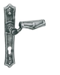 LR - AGAVE Kovaná šedá - PZ otvor pro vložku - klika/klika - 90 mm (4/6)