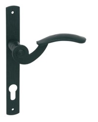LR - TILLY - ÚZKÝ ŠTÍT Kovaná černá - BB otvor pro klíč - klika/klika - 72 mm (2/2)
