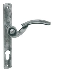 LR - TILLY - ÚZKÝ ŠTÍT Kovaná šedá - BB otvor pro klíč - klika/klika - 72 mm (2/2)