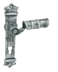 LR - URBAN Kovaná šedá - PZ otvor pro vložku - klika/klika - 72 mm (2/2)