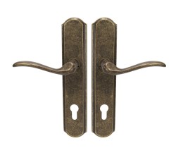 MI - LYON/JULIA - SO OBA - Antik bronz - PZ otvor pro vložku - 72 mm - koule/klika levá (3/6)