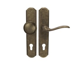 MI - LYON/JULIA - SO OBA - Antik bronz - PZ otvor pro vložku - 90 mm - klika/klika (4/6)