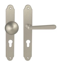MP - ALT WIEN NP - Nikl perla - PZ otvor pro vložku - 72 mm - koule/klika levá (7/8)