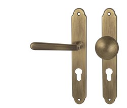 MP - ALT WIEN OGS - Bronz česaný matný - klika/klika - WC klíč - 72 mm (6/8)