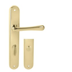 MP - ELEGANT OLV - Mosaz leštěná lakovaná - BB otvor pro klíč - klika/klika - 72 mm (4/8)