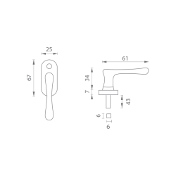 MP - ELEGANT - půloliva OC - Chrom lesklý (2/4)