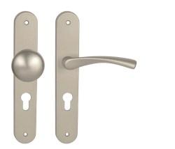 MP - FAN ECO NP - Nikl perla - BB otvor pro klíč - klika/klika - 72 mm (7/8)