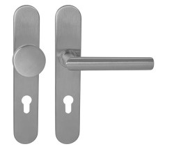 MP - FAVORIT SPECIÁL - SOD BN - Broušená nerez - BB otvor pro klíč - klika/klika - 90 mm (6/8)