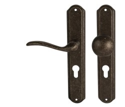 MP - JULIA - SO OBA - Antik bronz - PZ otvor pro vložku - 72 mm - koule/klika pravá (7/8)
