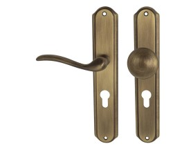 MP - JULIA - SO OGS - Bronz česaný matný - klika/klika - WC klíč - 72 mm (6/8)