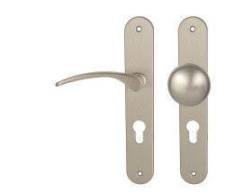 MP - LAURA ECO NP - Nikl perla - PZ otvor pro vložku - klika/klika - 90 mm (5/7)