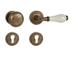 MP - LEONTINA - R OBA - Antik bronz - rozety BB - klika/klika (7/9)