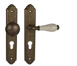 MP - LEONTINA - SO OBA - Antik bronz - klika/klika - WC klíč - 90 mm (7/8)