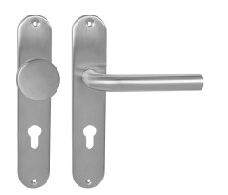 MP - MONA - SO BN - Broušená nerez - klika/klika - WC klíč - 90 mm (6/8)