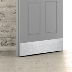 MP - Okopový plech na dveře F1 - Stříbrný elox - 600 mm - 100 mm - 100 mm (2/2)
