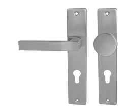 MP - QUADRA - SH BN - Broušená nerez - BB otvor pro klíč - 72 mm - klika/klika (6/11)