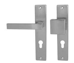 MP - QUADRA - SH BN - Broušená nerez - BB otvor pro klíč - 72 mm - klika/klika (8/11)