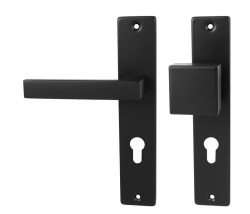 MP - QUADRA - SH BS - Černá matná - BB otvor pro klíč - 72 mm - klika/klika (6/9)