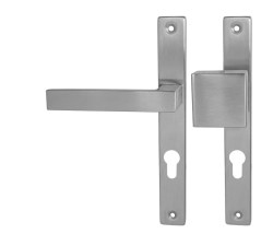 MP - QUADRA - USH BN - Broušená nerez - BB otvor pro klíč - 72 mm - klika/klika (6/8)