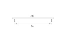 MP - Větrací mřížka 60 x 250 mm F1 - Stříbrný elox (2/8)