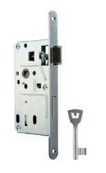 MP - Zadlabací zámek BB 72/80 - D 2255 P Bílý pozink