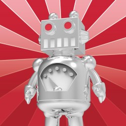 MTM - KLÍČENKA - Retro Robot (3/12)