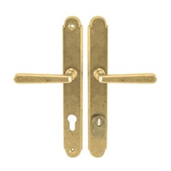 NI - ALT WIEN PLUS NAT - Natural mosaz nelakovaná - PZ PLUS s otvorem pro vložku - 72 mm - klika/klika (3/4)