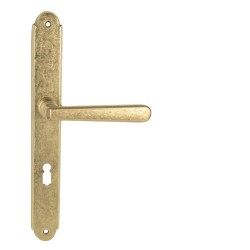 NI - ALT WIEN Štít NAT - Natural mosaz nelakovaná - PZ otvor pro vložku - klika/klika - 72 mm (3/8)