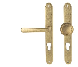 NI - ALT WIEN Štít NAT - Natural mosaz nelakovaná - PZ otvor pro vložku - klika/klika - 72 mm (5/8)