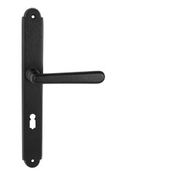 NI - ALT WIEN Štít NB - Černá strukturovaná - klika/klika - WC klíč - 72 mm (3/8)