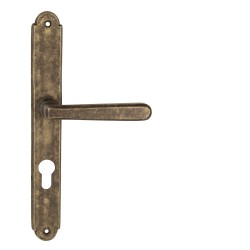 NI - ALT WIEN Štít OBA - Antik bronz - BB otvor pro klíč - klika/klika - 90 mm (2/7)