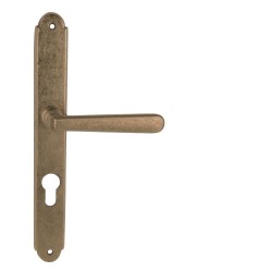 NI - ALT WIEN Štít OBMP - Staromosaz matný lak - klika/klika - WC klíč - 72 mm (4/8)