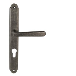 NI - ALT WIEN Štít OGA - Antik šedá - PZ otvor pro vložku - 72 mm - koule/klika levá (4/8)