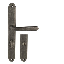 NI - ALT WIEN Štít OGA - Antik šedá - PZ otvor pro vložku - 72 mm - koule/klika levá (5/8)
