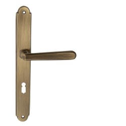 NI - ALT WIEN Štít OGR - Bronz česaný lesklý - klika/klika - WC klíč - 90 mm (2/7)