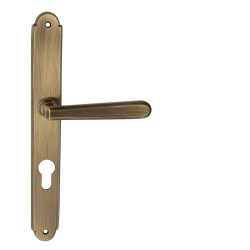 NI - ALT WIEN Štít OGR - Bronz česaný lesklý - klika/klika - WC klíč - 90 mm (3/7)
