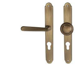NI - ALT WIEN Štít OGR - Bronz česaný lesklý - klika/klika - WC klíč - 90 mm (4/7)
