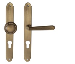 NI - ALT WIEN Štít OGR - Bronz česaný lesklý - klika/klika - WC klíč - 90 mm (5/7)