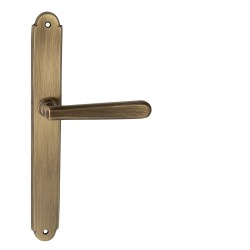 NI - ALT WIEN Štít OGR - Bronz česaný lesklý - klika/klika - WC klíč - 90 mm (6/7)
