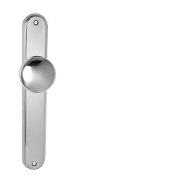 NI - ELEGANT - KOULE na štítu OC - ​​Chrom lesklý - PZ otvor pro vložku - 72 mm - koule pevná ks (3/4)