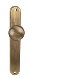 NI - ELEGANT - KOULE na štítu OGR - Bronz česaný lesklý - PZ otvor pro vložku - 72 mm - koule pevná ks (3/4)
